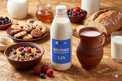Молоко 900мл 2,5%